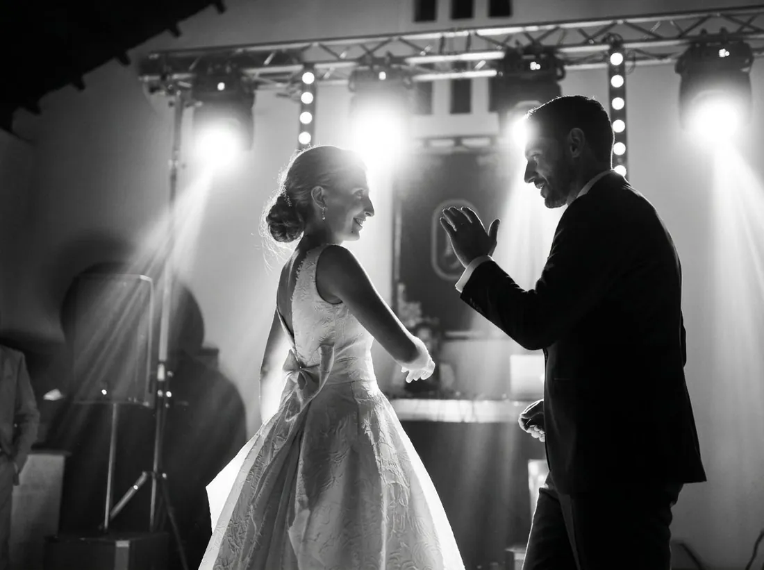 Pareja en su primer baile